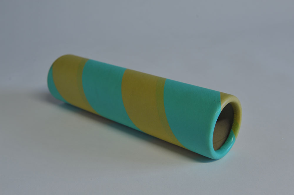 Tube Carton textile bi-couleur